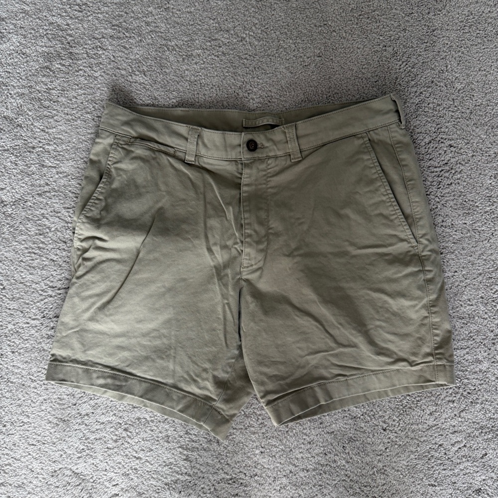 Duck Head Men's Khaki Shorts - Classic Flat Front - 7” Inseam